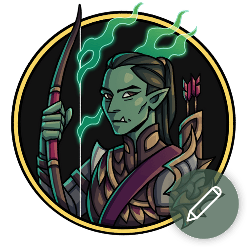 Half-Orc Ranger Token Builder | Customize and Randomize Czepeku Tokens