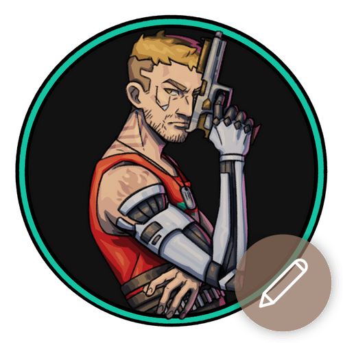 Cyborg Merc Token Builder | Customize and Randomize Czepeku Tokens