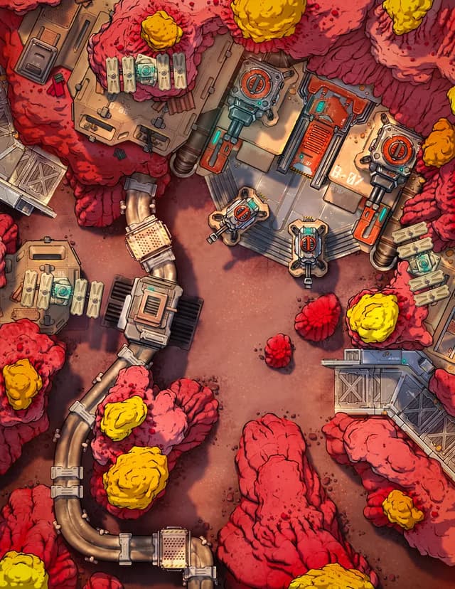 FaB 幻影の足音(MAP) Hoodoos Base | Czepeku Sci-Fi Maps