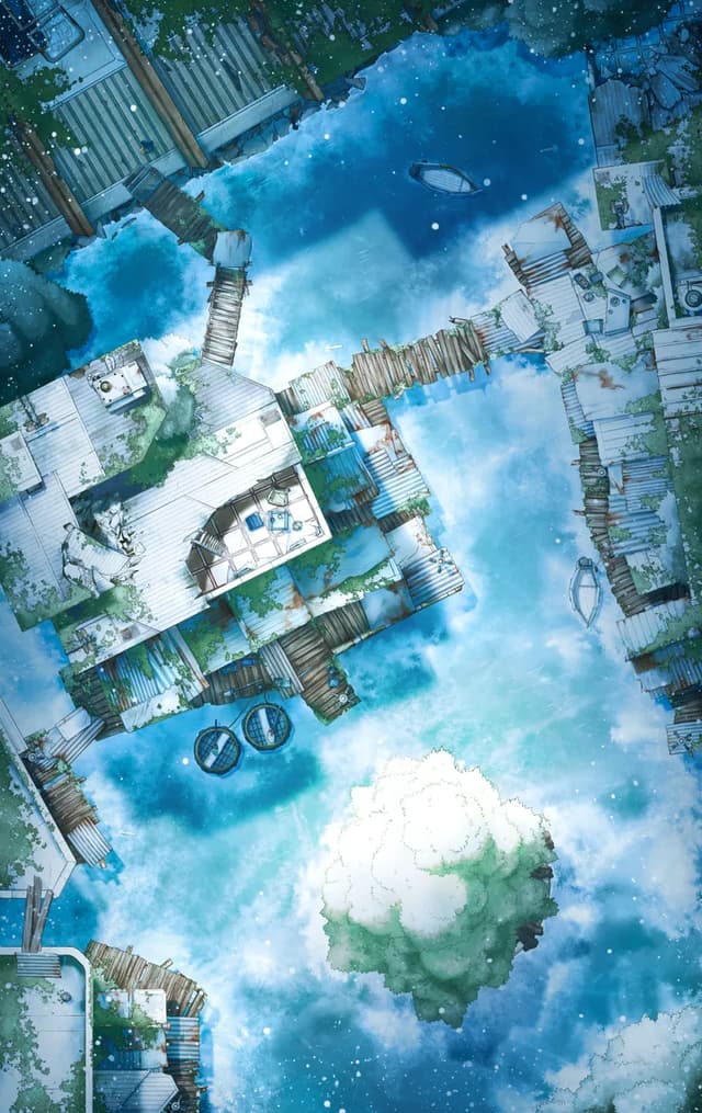 ドラゴンクエストⅣ DQ4 ワールドマップ 見開き型冊子