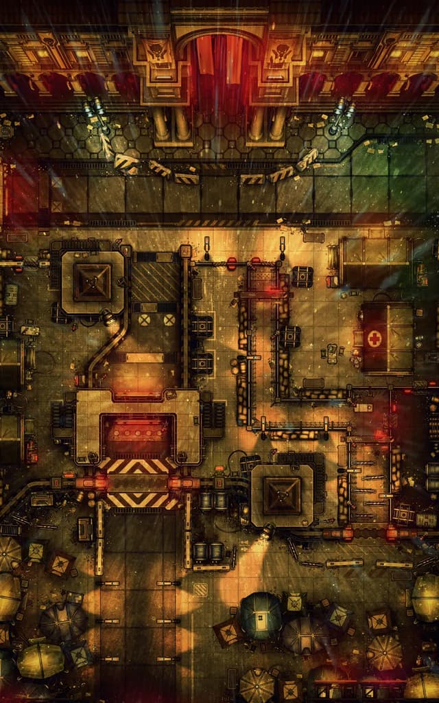 Border Processing Centre map, Deus Rain variant