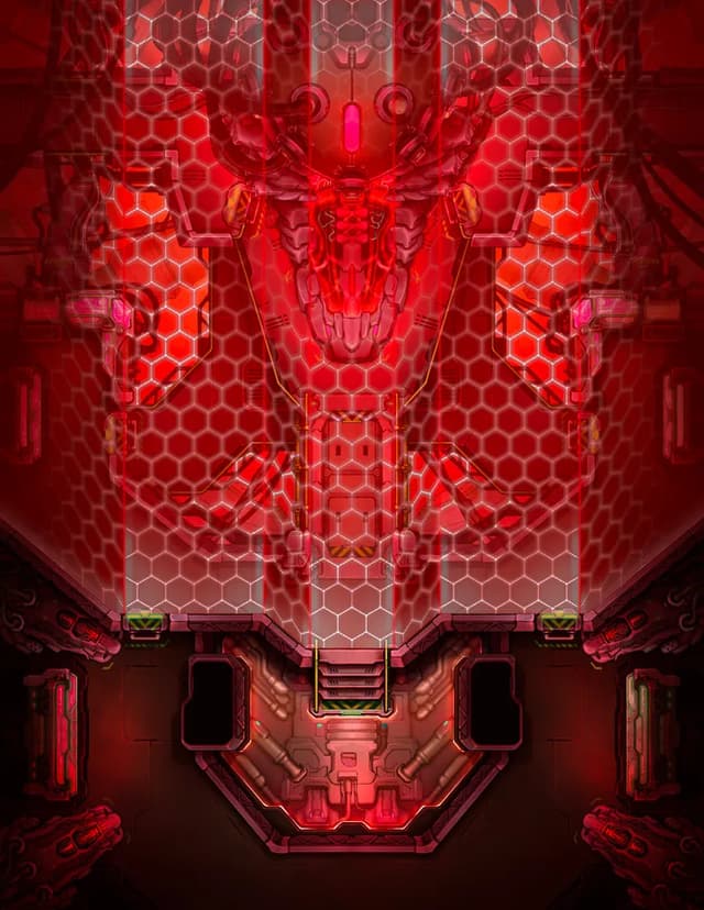 Mako Reactor map, Forcefield Alert variant