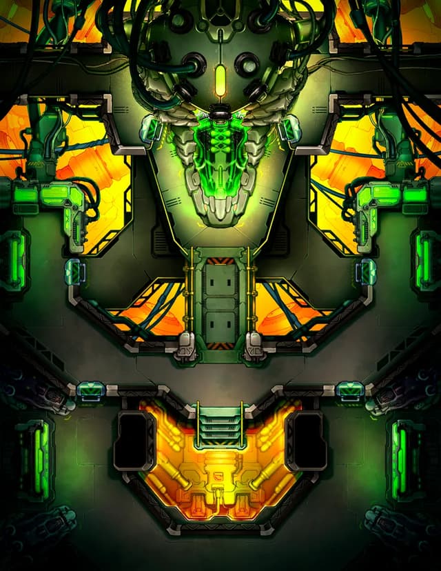 Mako Reactor map, Gigeresque variant