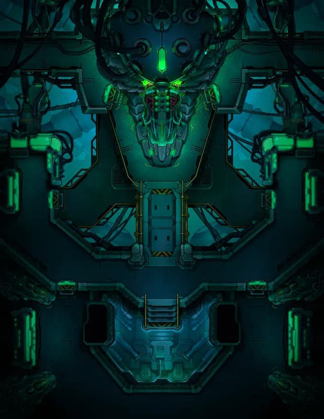 Mako Reactor map, Original Night variant